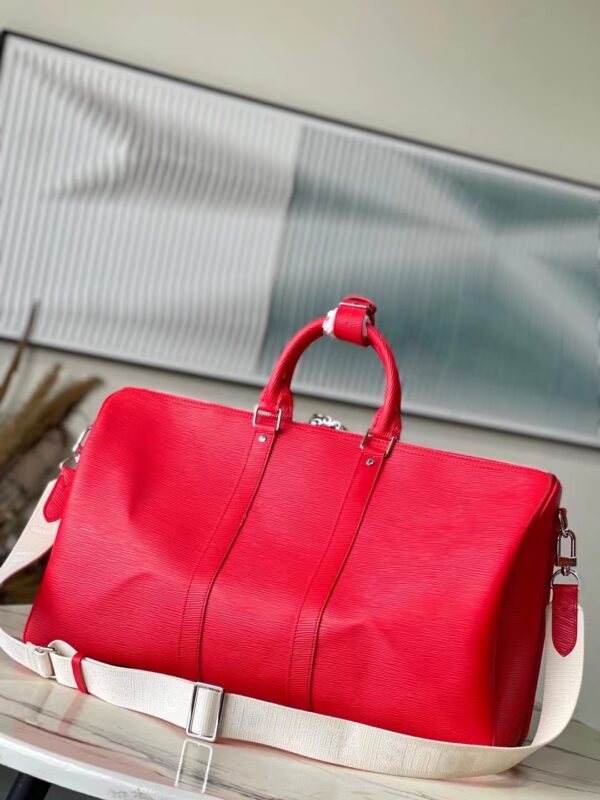 Louis Vuitton  Keepall Bandouliere50 Handbag - Red - Image 4